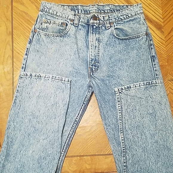 SUPER RARE VNTG LEVI STRAUS RED TAB 505 EUC size 34/34 HIGH WAISTED RELAXED FIT - Picture 7 of 9